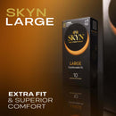 SKYN Large Condoms 10 Pack