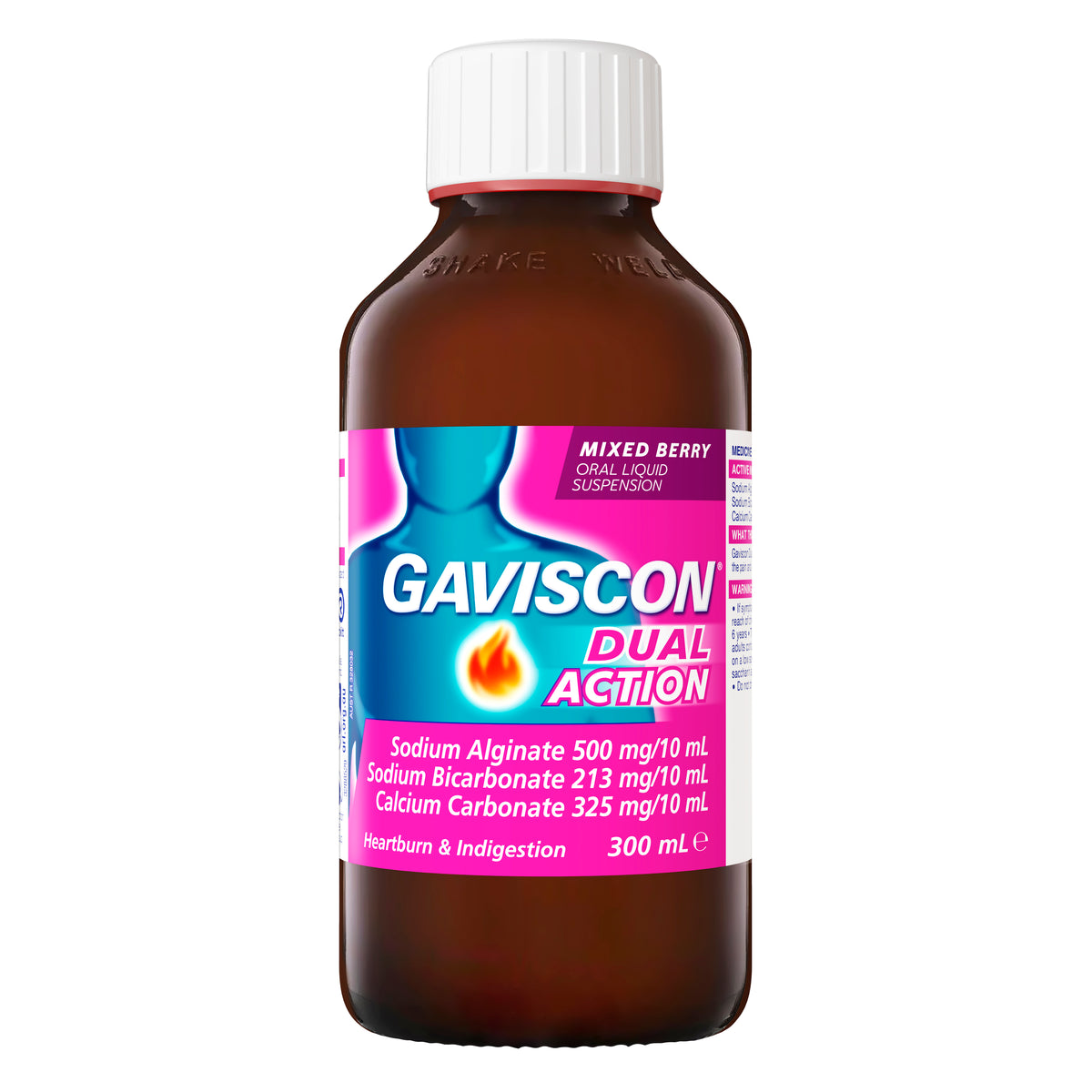 Gaviscon Dual Action Mixed Berry Liquid 300 mL