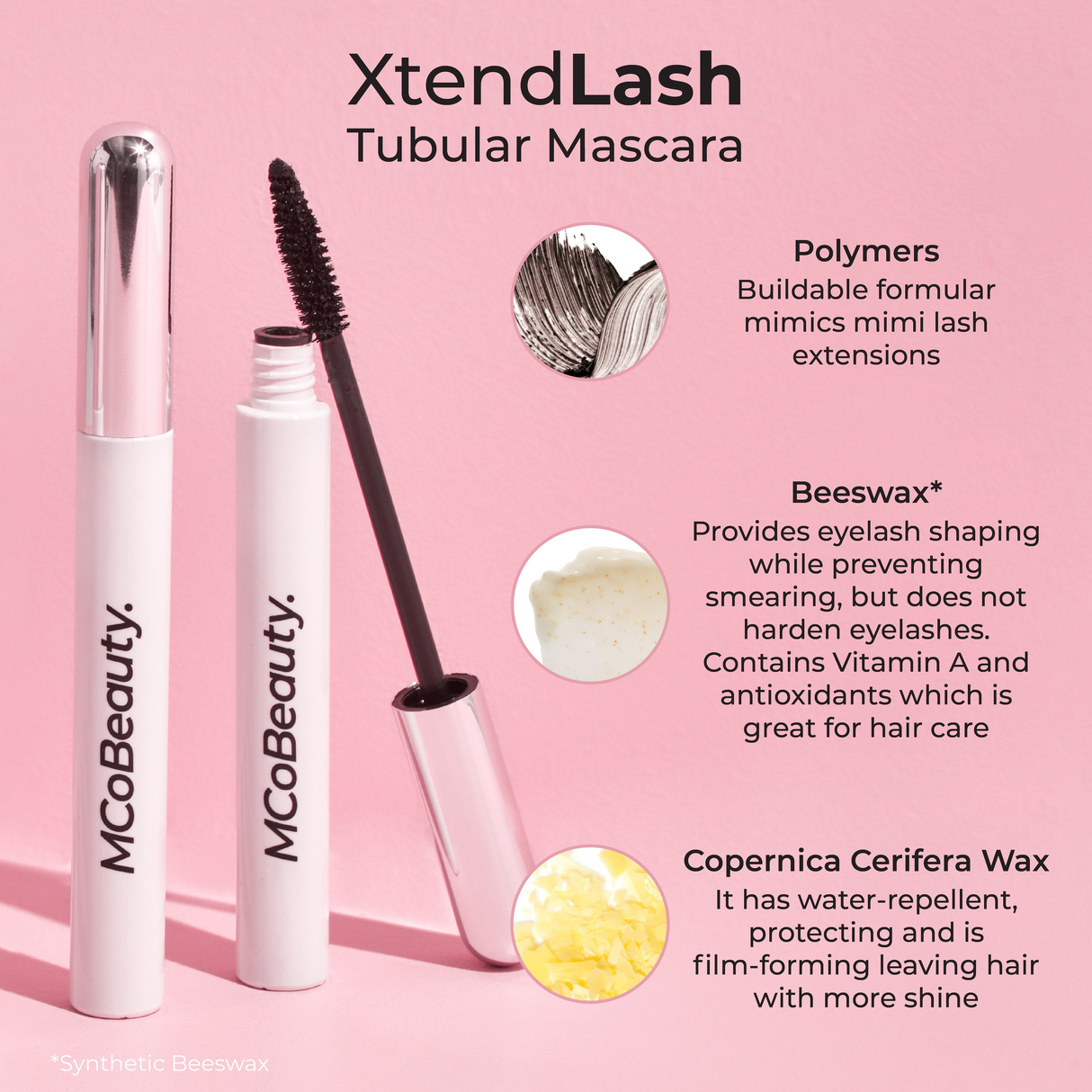 MCoBeauty XtendLash Tubing Mascara - Black-Brown