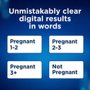 Pregnancy Test - Clearblue Digital With Weeks Indicator, The Only Test That Tells You How Many Weeks, 1 Digital Test