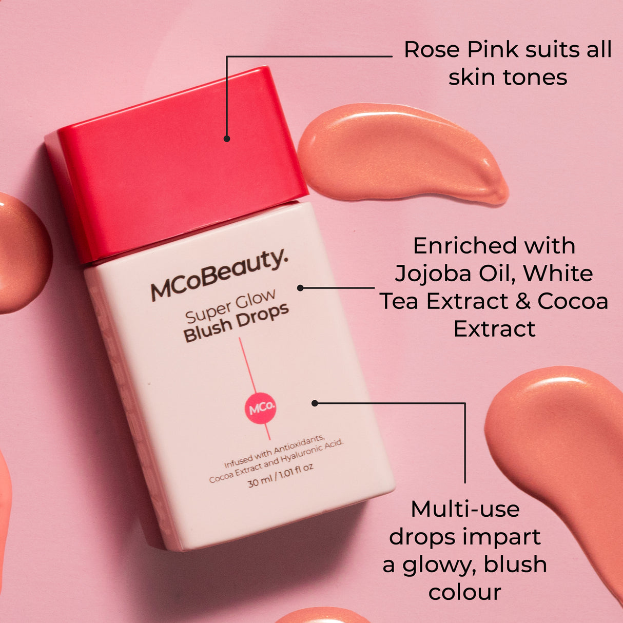 MCo MCW415 SG Blush Drops RoseP/Rosy