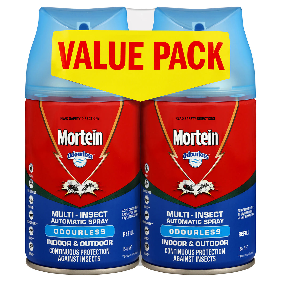 MORTEIN AICS Odourless Twin (R) 2pk