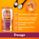 Metamucil Multi-Health Fibre with 100% Psyllium Natural Psyllium Orange Smooth 30D