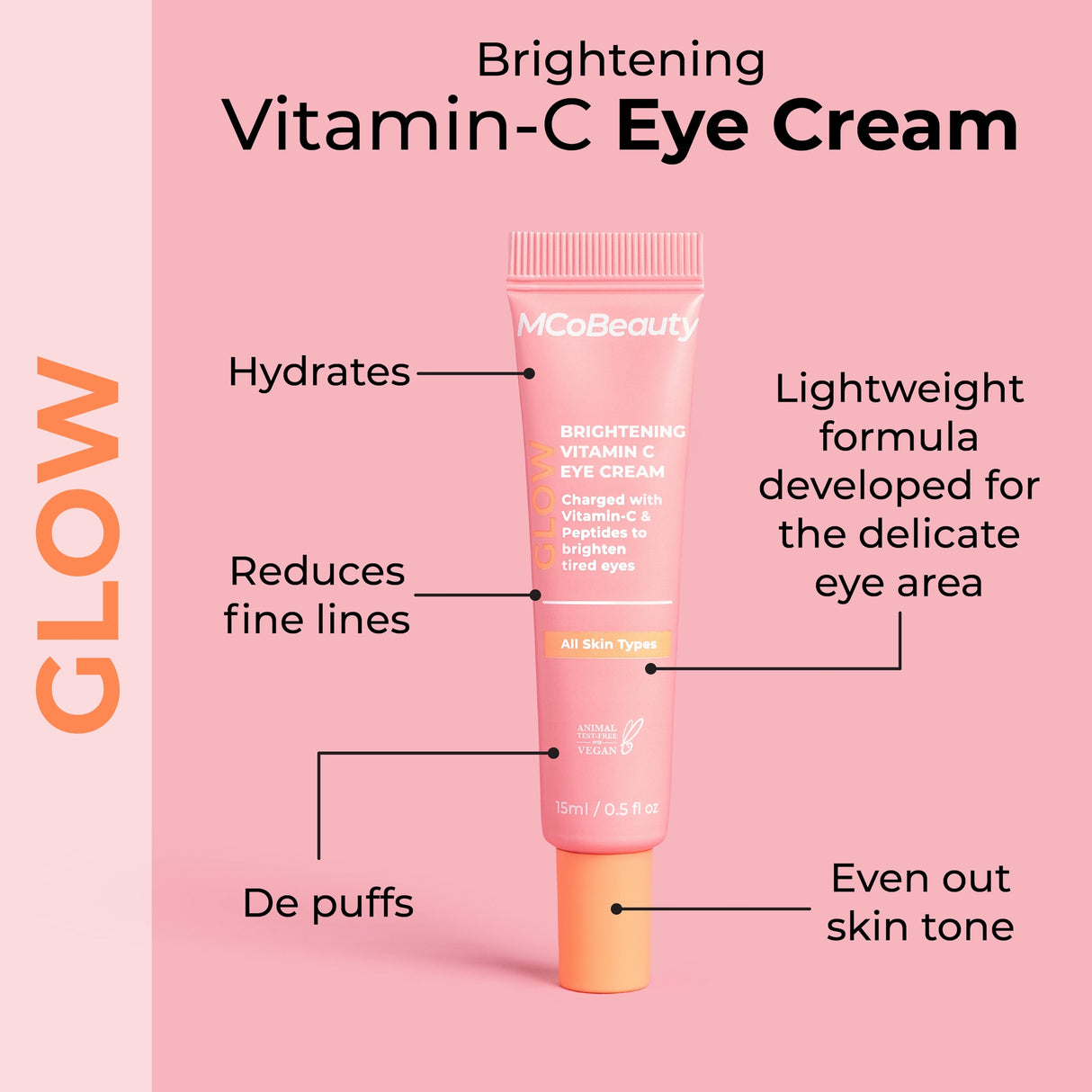 MCoBeauty Glow Brightening Vitamin-C Eye Cream