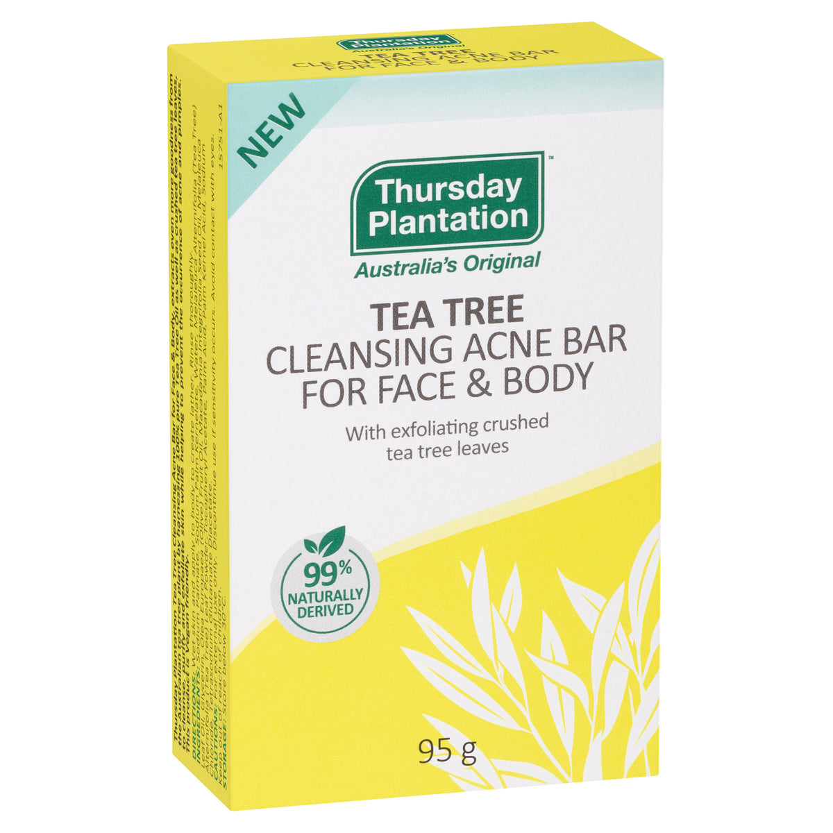 Thursday Plantation Cleansing Bar for Face and Body 95 g
