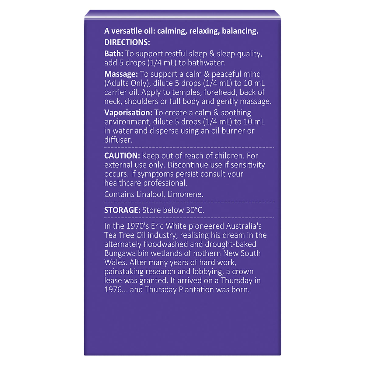 Thursday Plantation Lavender Oil 25ml