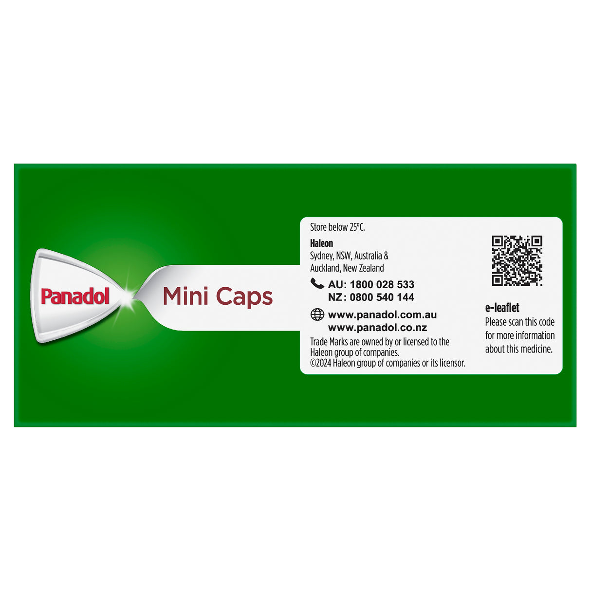 Panadol Mini Caps for Pain Relief Paracetamol 500 mg 48 Capsules _ Limit 2