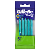 Gillette Blue II UltraGrip Pivot Disposable Shaving Razor 5 Pack
