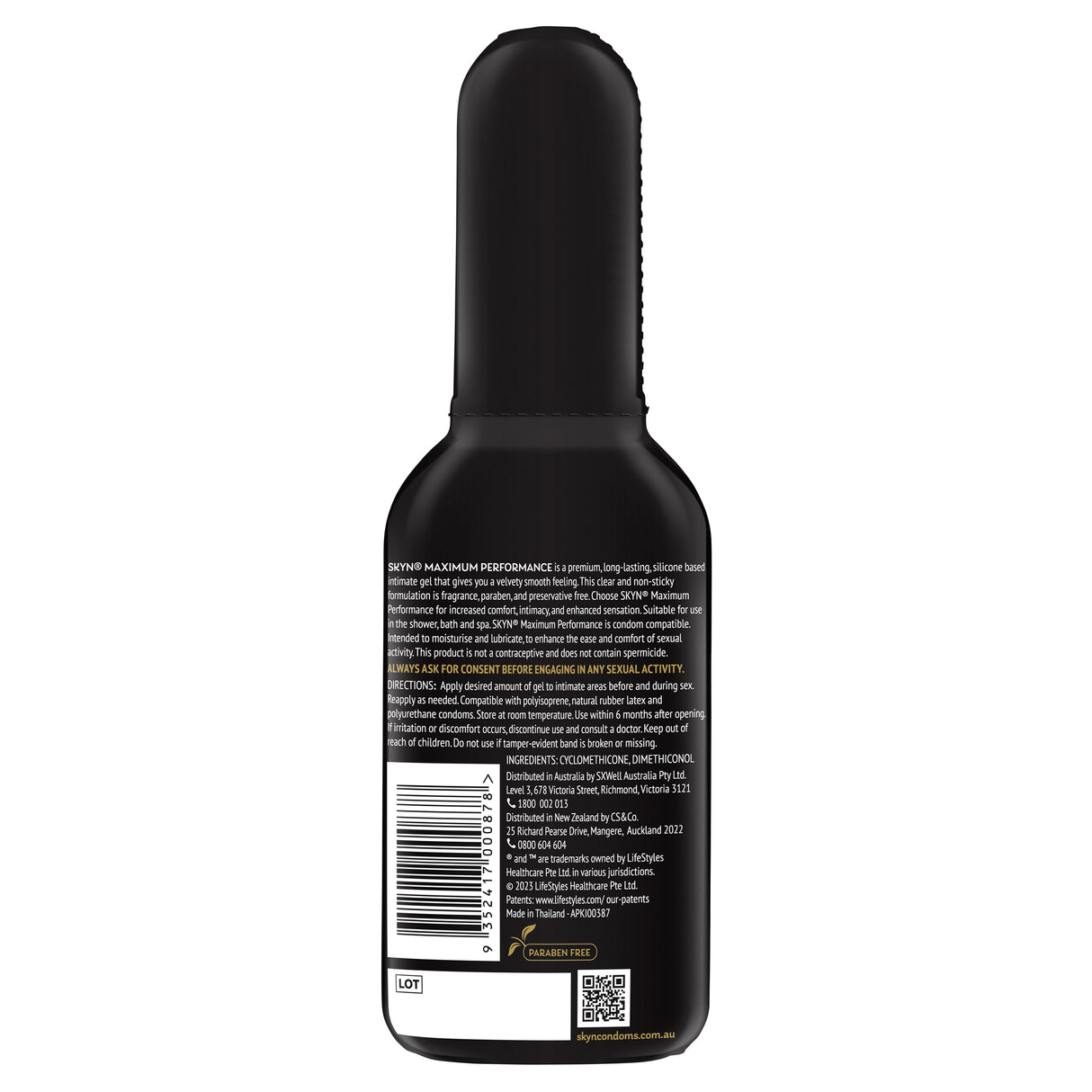 SKYN Maximum Performance Lubricant 80 mL