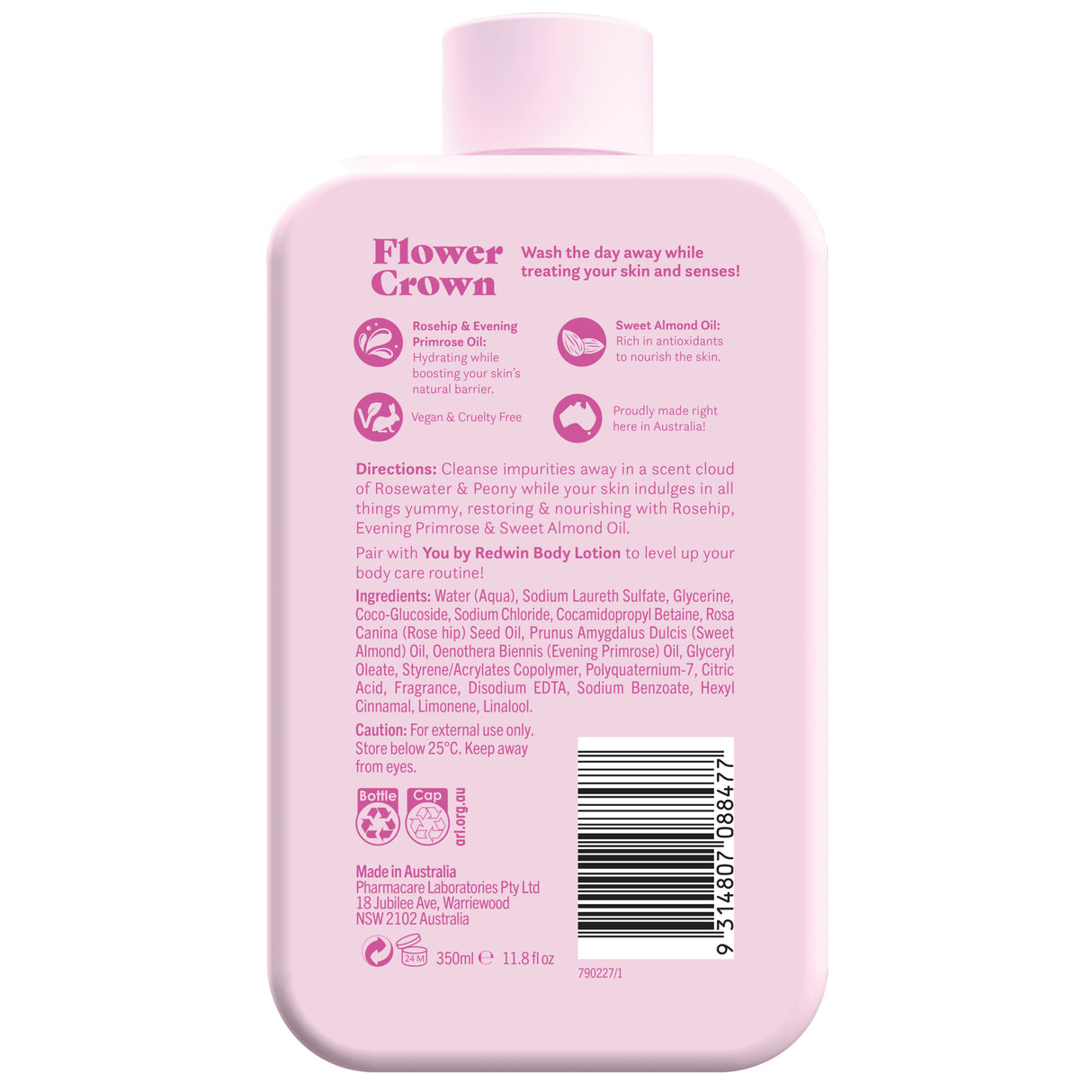 Redwin You Body Cleanser Flower Crown 350ml