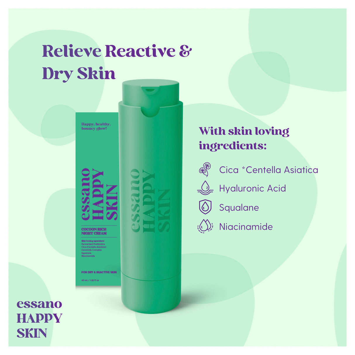 ESSANO Happy Skin Cocoon Rich Night Cream 45ml