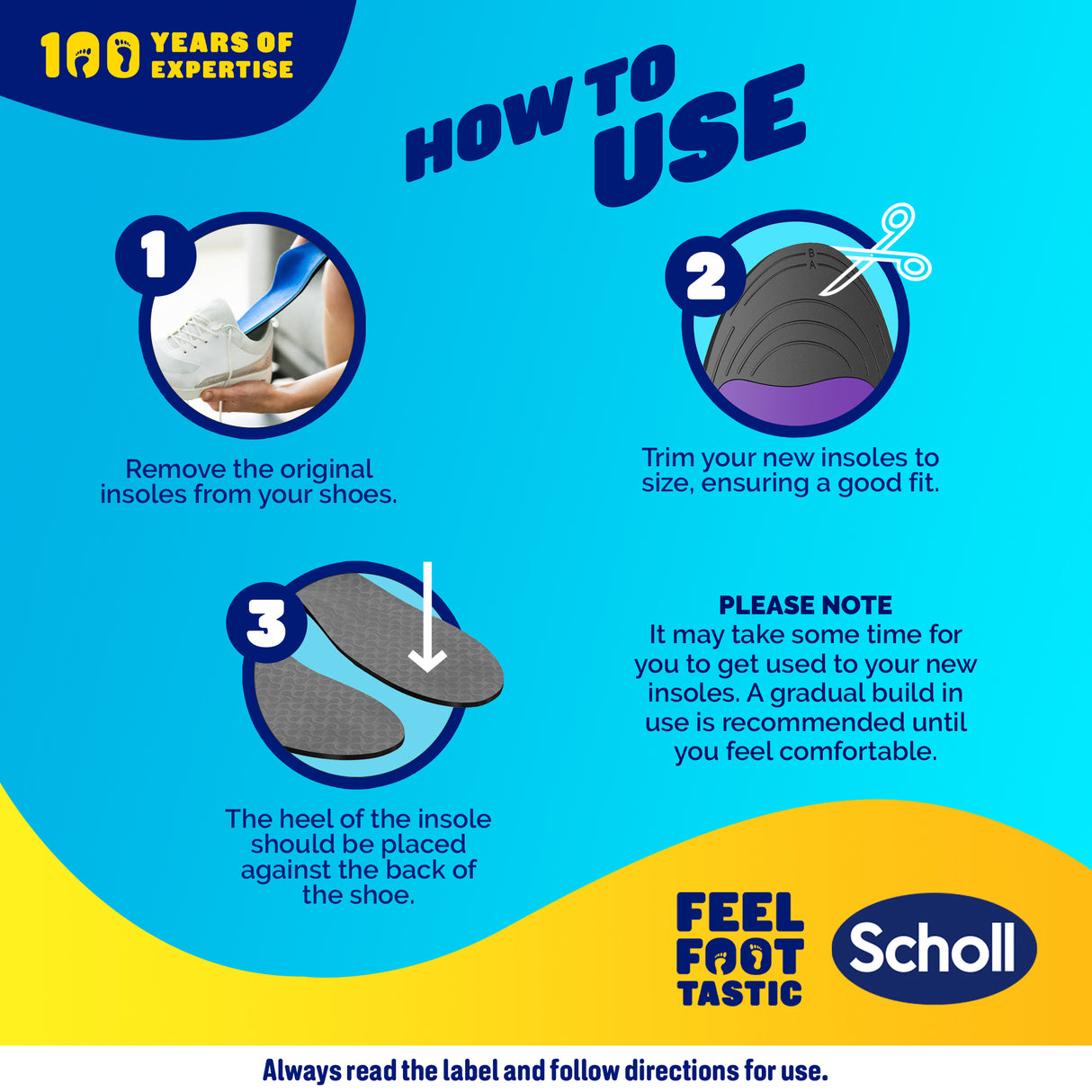 Scholl In Balance Pain Relief Plantar Fasciitis Orthotics - Medium