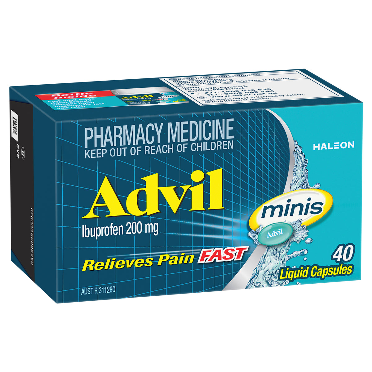 Advil Minis Liquid Capsules 40s