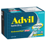 Advil Mini Liquid Capsules 20 Capsules → Advil Mini Liquid Capsules 20 Capsules