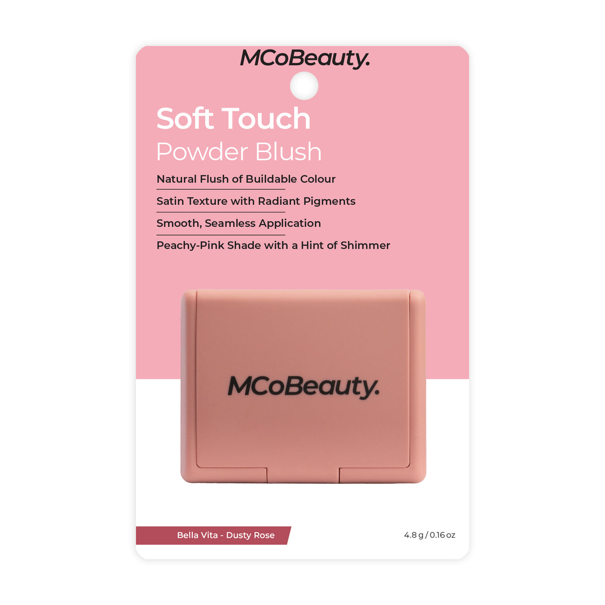 MCoBeauty Powder Blush BellaVita/DRose
