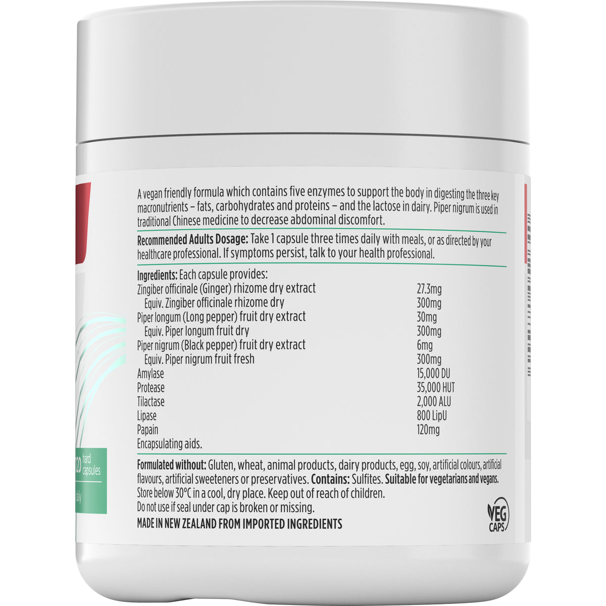 Nutra-Life® Digestive Enzymes 120 caps