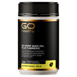 GO Healthy GO Hemp Seed Oil &Turmeric Supplement 100 Caps