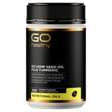 GO Healthy GO Hemp Seed Oil &Turmeric Supplement 100 Caps