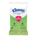 Kleenex Anti-Bacterial To-Go Wipes 15 Pack