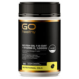 GO Healthy GO Fish Oil + Vit D3 Supplement 1000IU  1-A-Day 90 Caps