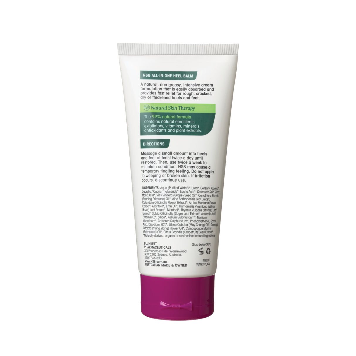 Plunkett's NS 8 Heel Balm Complex 75g