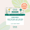 GAIA Natural Baby Water + Ceramides Biodegradable Wipes 70pk