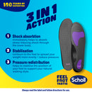 Scholl In Balance Pain Relief Plantar Fasciitis Orthotics - Large