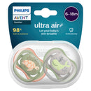 Philips Avent Soother Ultra Air Deco 6-18m 2pk