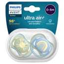 Philips Avent Soother Ultra Air Deco 0-6m 2pk