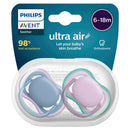 Philips Avent Soother Ultra Air Plain 6-18m 2pk