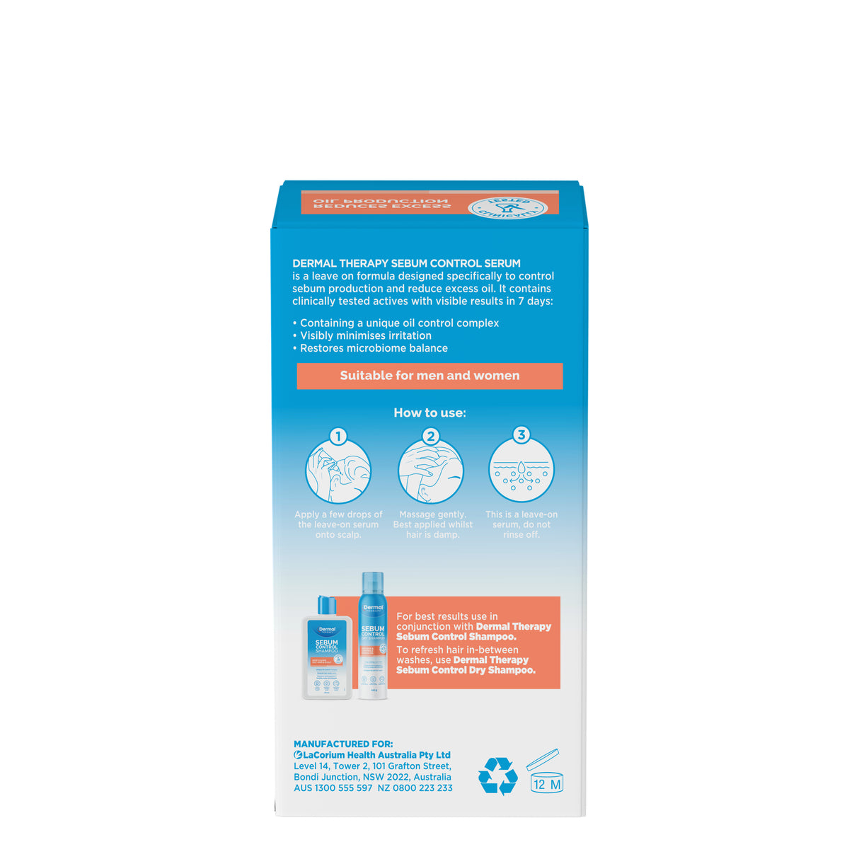DERMAL THERAPY Sebum Control Serum 60ml