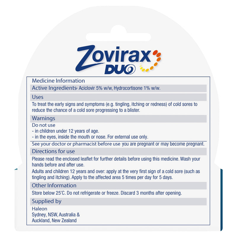 Zovirax Duo Generika