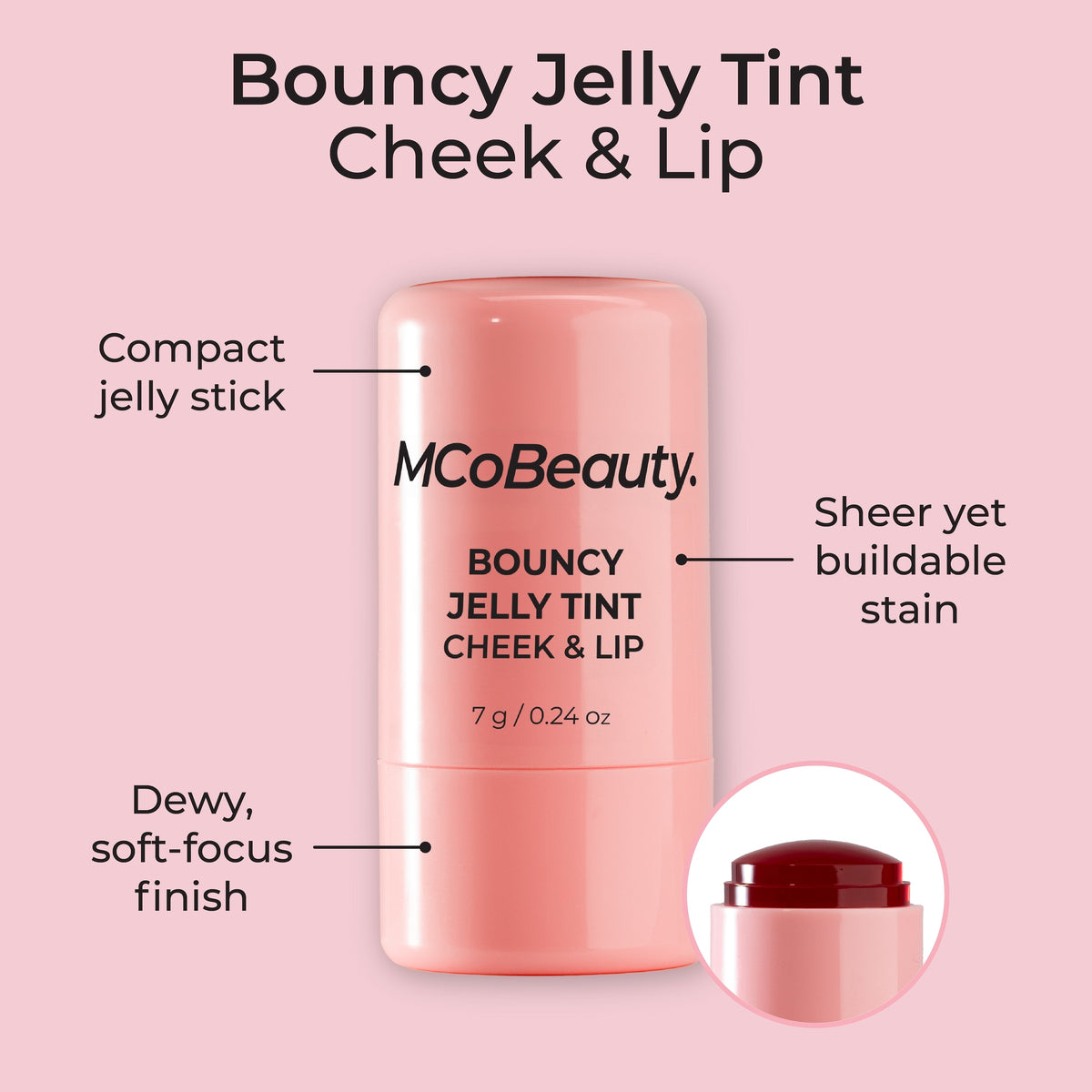 MCo MCH700 BJ Stain Chk&Lip CoralPop