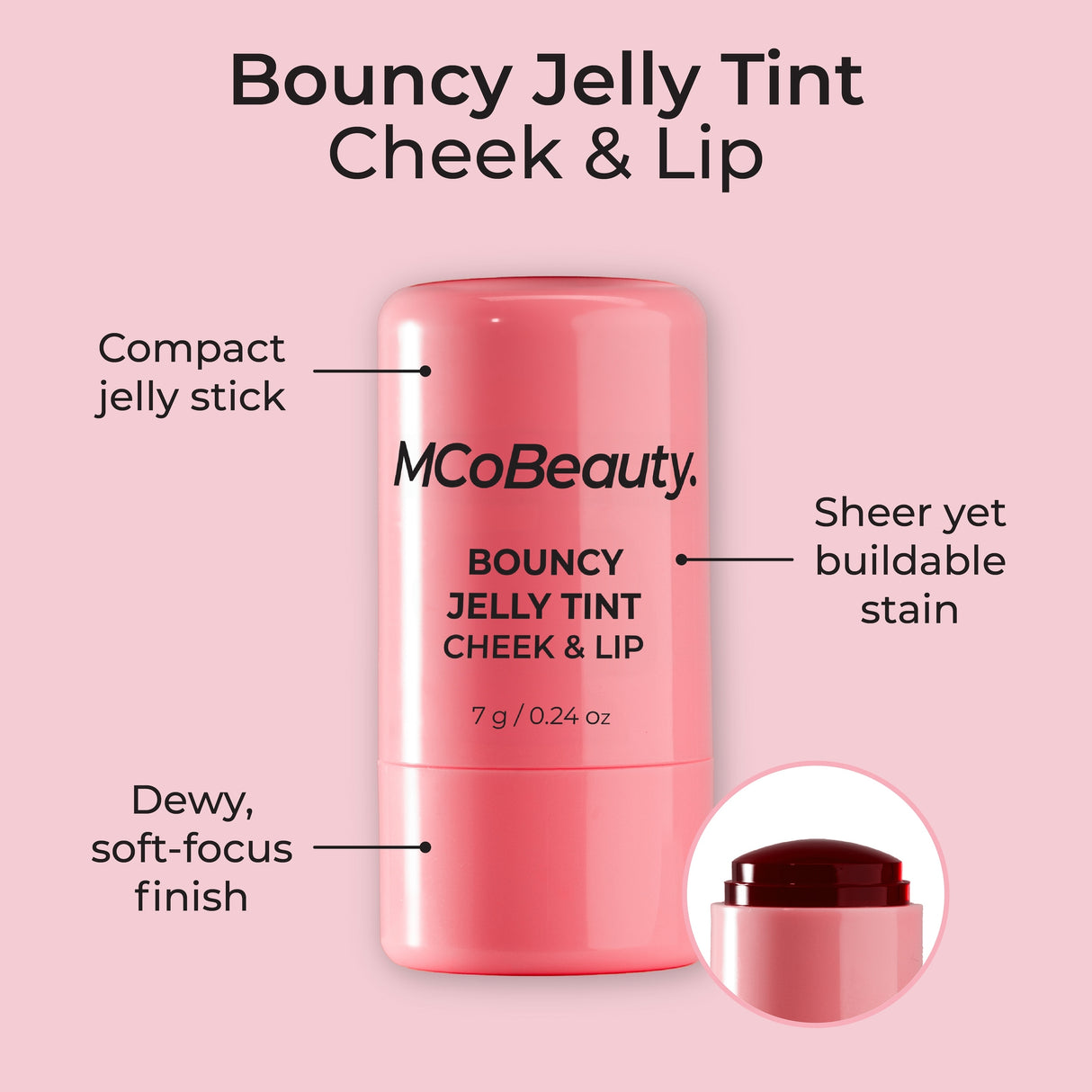 MCo MCH701 BJ Stain Chk&Lip Red Pop