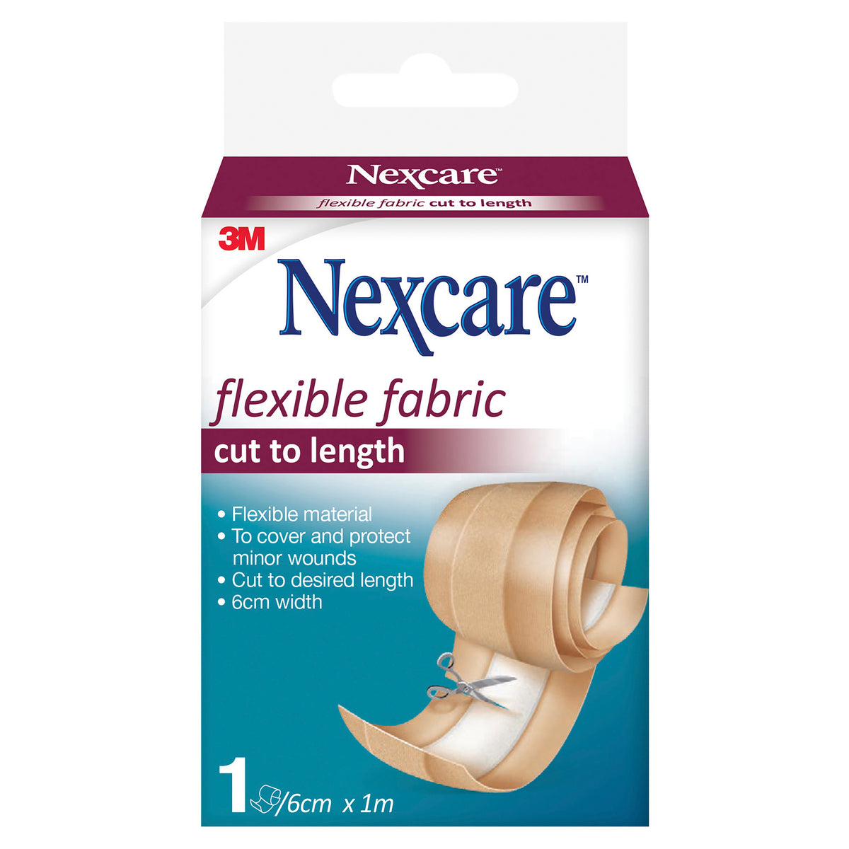 Nexcare Cut to Length Flex Fabric 6cm 1M