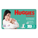 Huggies Newborn Nappies Size 1 (up to 5kg) 28 Pack