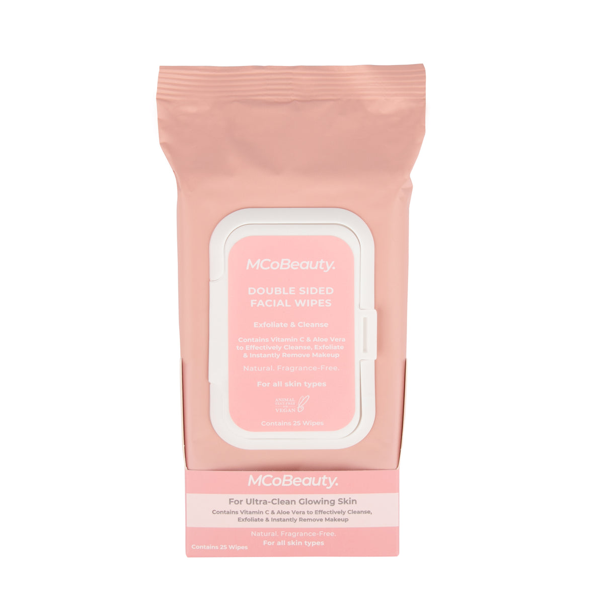 MCoBeauty Skin Face Wipes 25pk