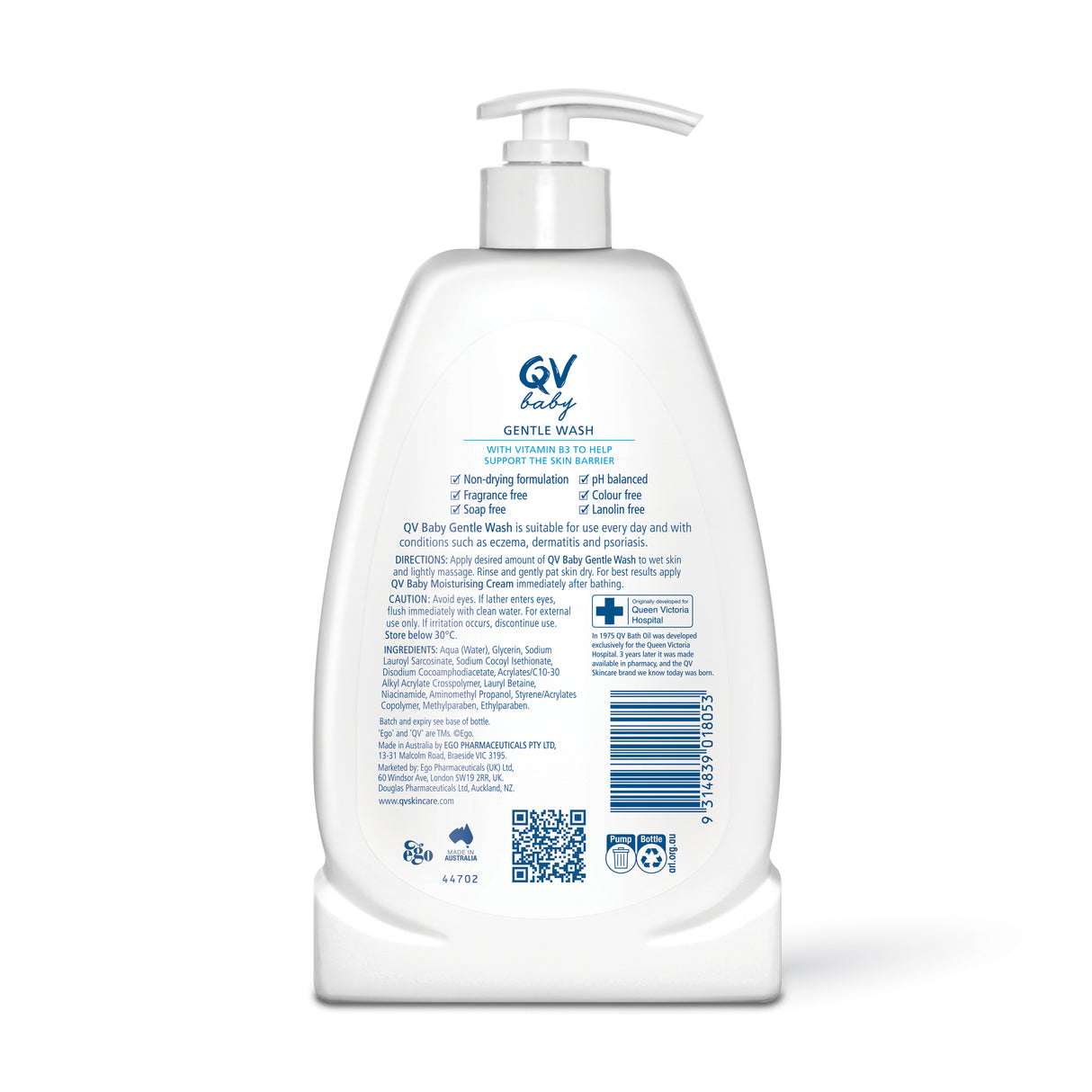 Ego QV Baby Gentle Wash 500g