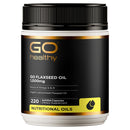 GO Healthy GO Organic Flaxseed Oil Supplement 1,000 mg 220 Capsules