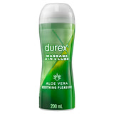 Durex Play Massage 2 in 1 Gel Intimate Lubricant Aloe Vera 200mL