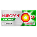 Nurofen Zavance Fast Pain Relief Caplets 256mg Ibuprofen 24 pack