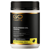 GO Healthy GO Organic Flaxseed Oil Supplement 1,500mg 210 Caps