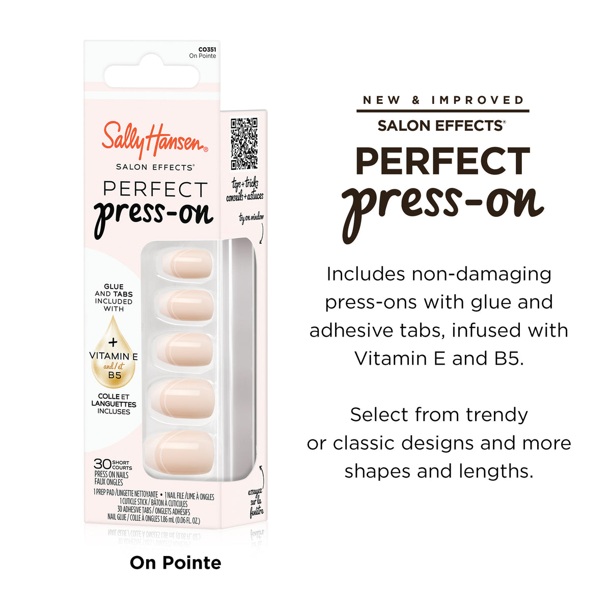 Sally Hansen Perfect Press On Nails On Pointe