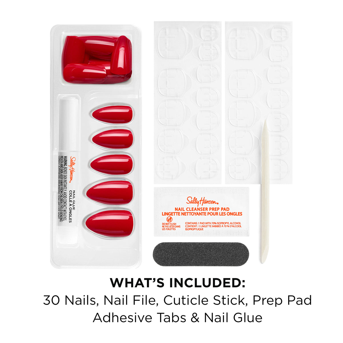 Sally Hansen Perfect Press On Nails ASAP Apple