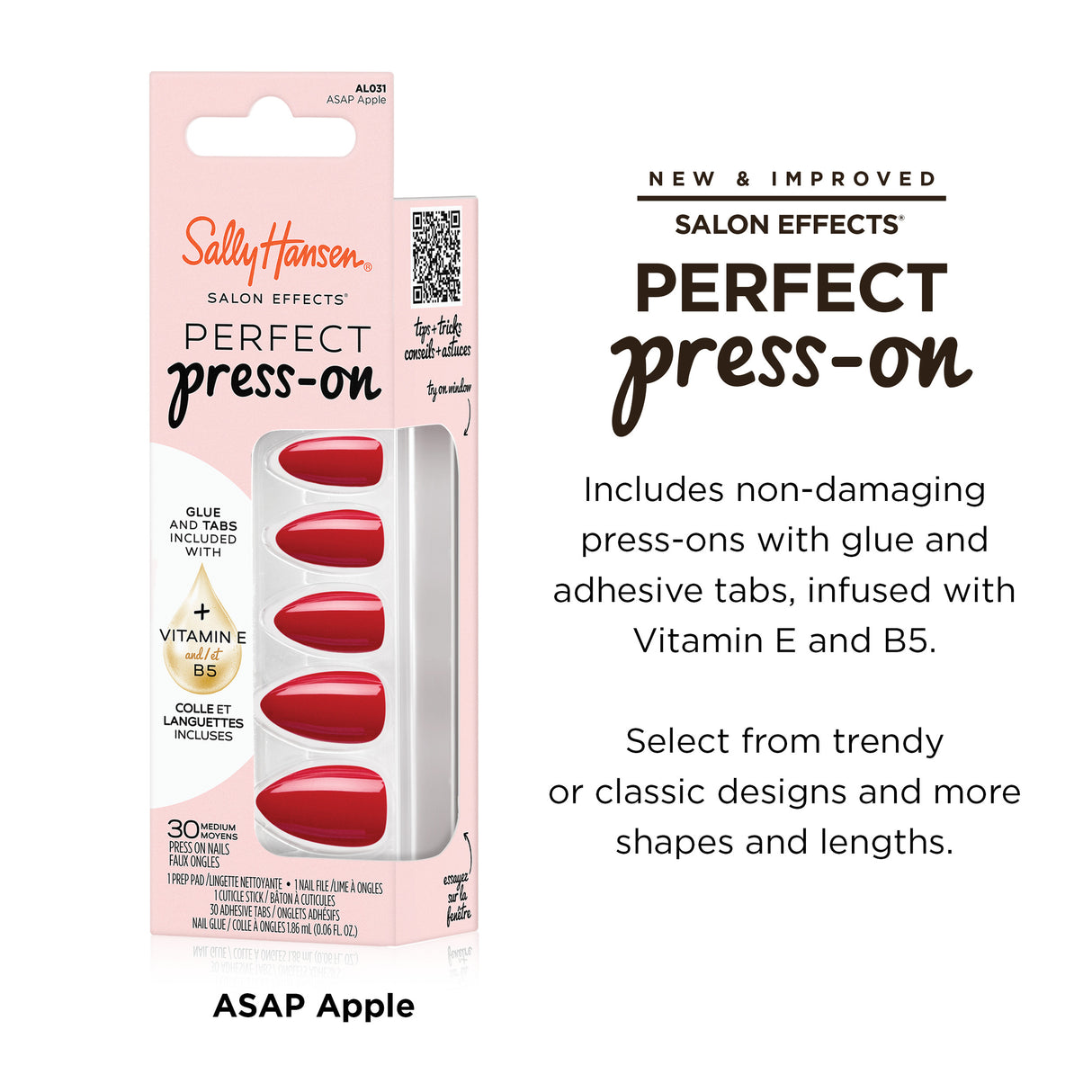 Sally Hansen Perfect Press On Nails ASAP Apple
