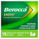 Berocca Energy Pinelime Crush Tablets 15s