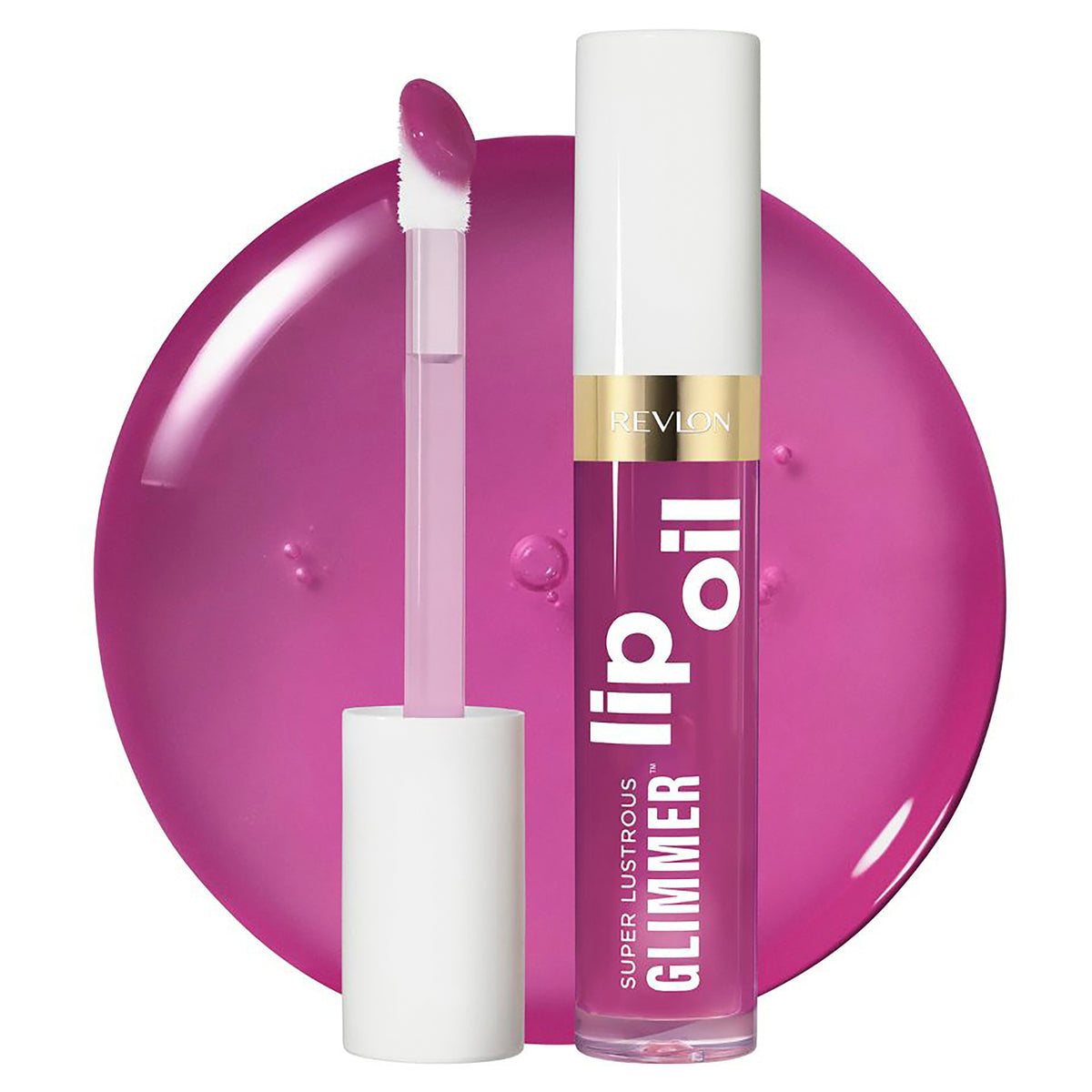 Revlon Super Lustrous Glimmer Lip Oil Plum Pop