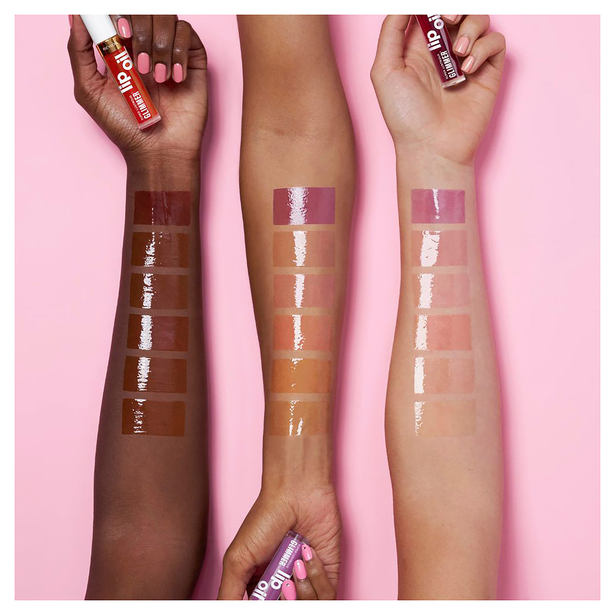 Revlon Super Lustrous Glimmer Lip Oil Plum Pop