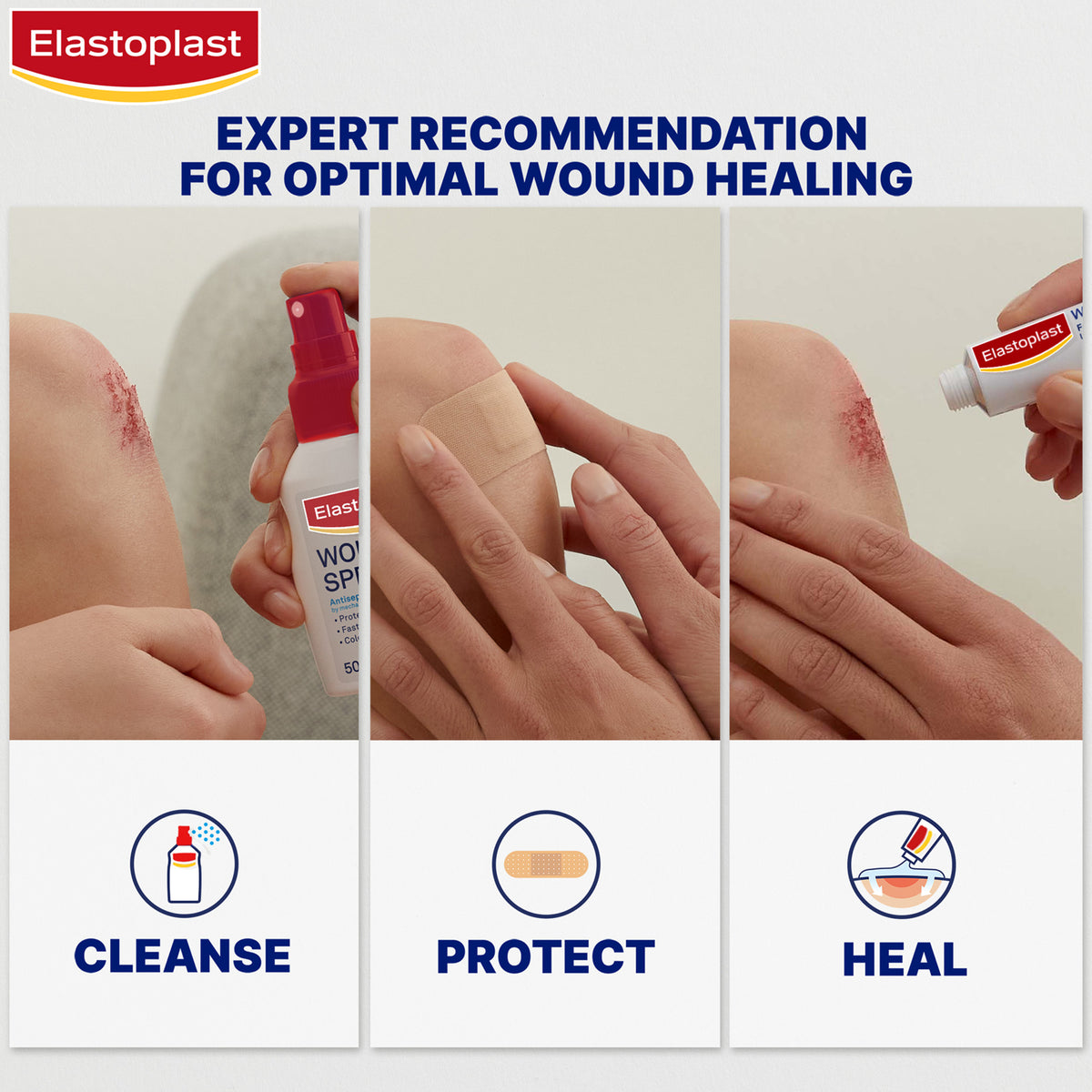 Elastoplast Flex Fabric Dressing Length 1mx6cm 10 Pack