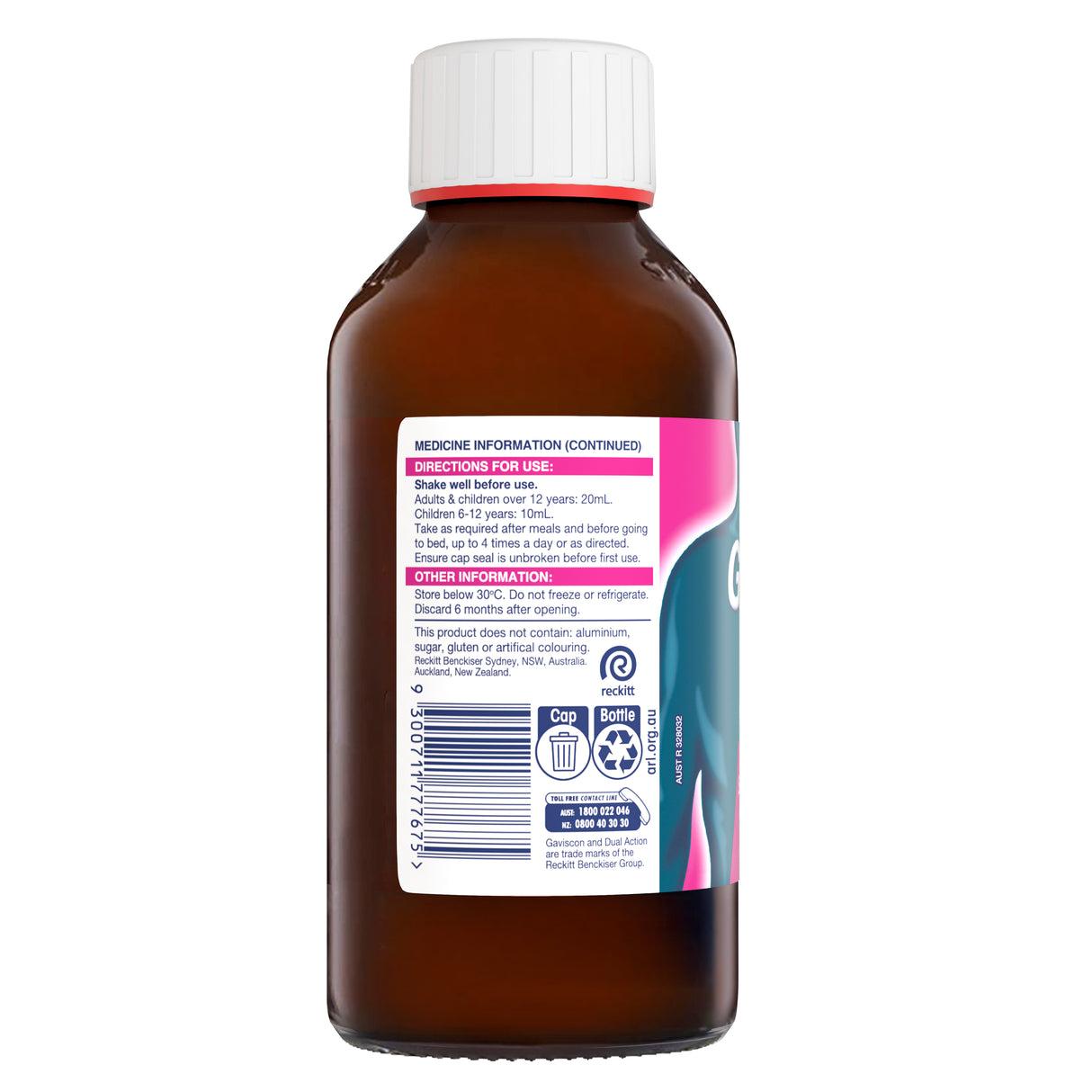 GAVISCON Liquid DA Mixed Berry 500ml
